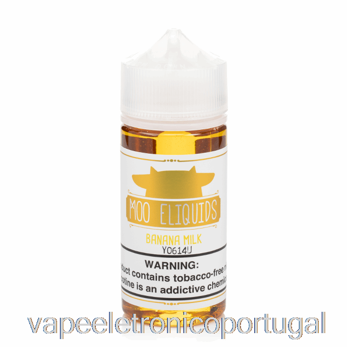 Vape Eletrônico Leite De Banana - Moo E-liquids - 100ml 0mg